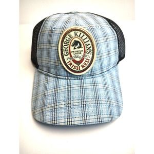 George Killian's Hat Irish Red Snapback Trucker Hat Blue/Black New!‎